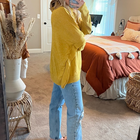 Anthropologie mustard yellow sweater - Picture 5 of 9